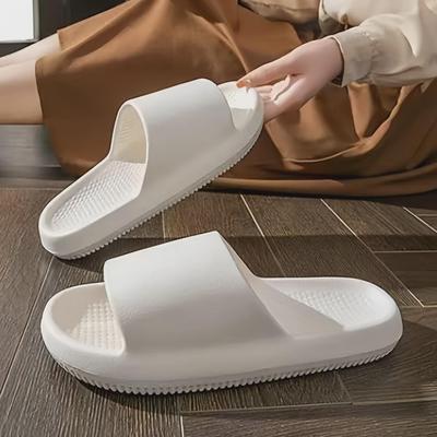 Женские нескользящие дезодорирующие банные тапочки из ЭВА – толстые, мягкие и удобные для использования в помещении или в отеле