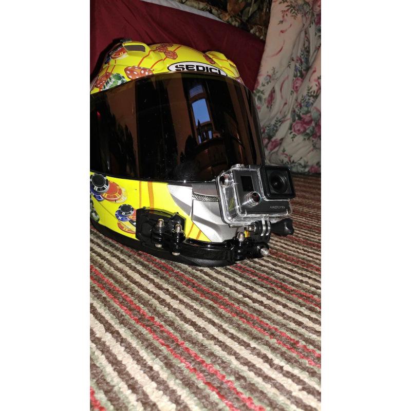 Для GoPro Hero 7 6 5 4 Session 3+ 3 2 1 шлем камеры изогнутый удлинитель с поворотным соединением