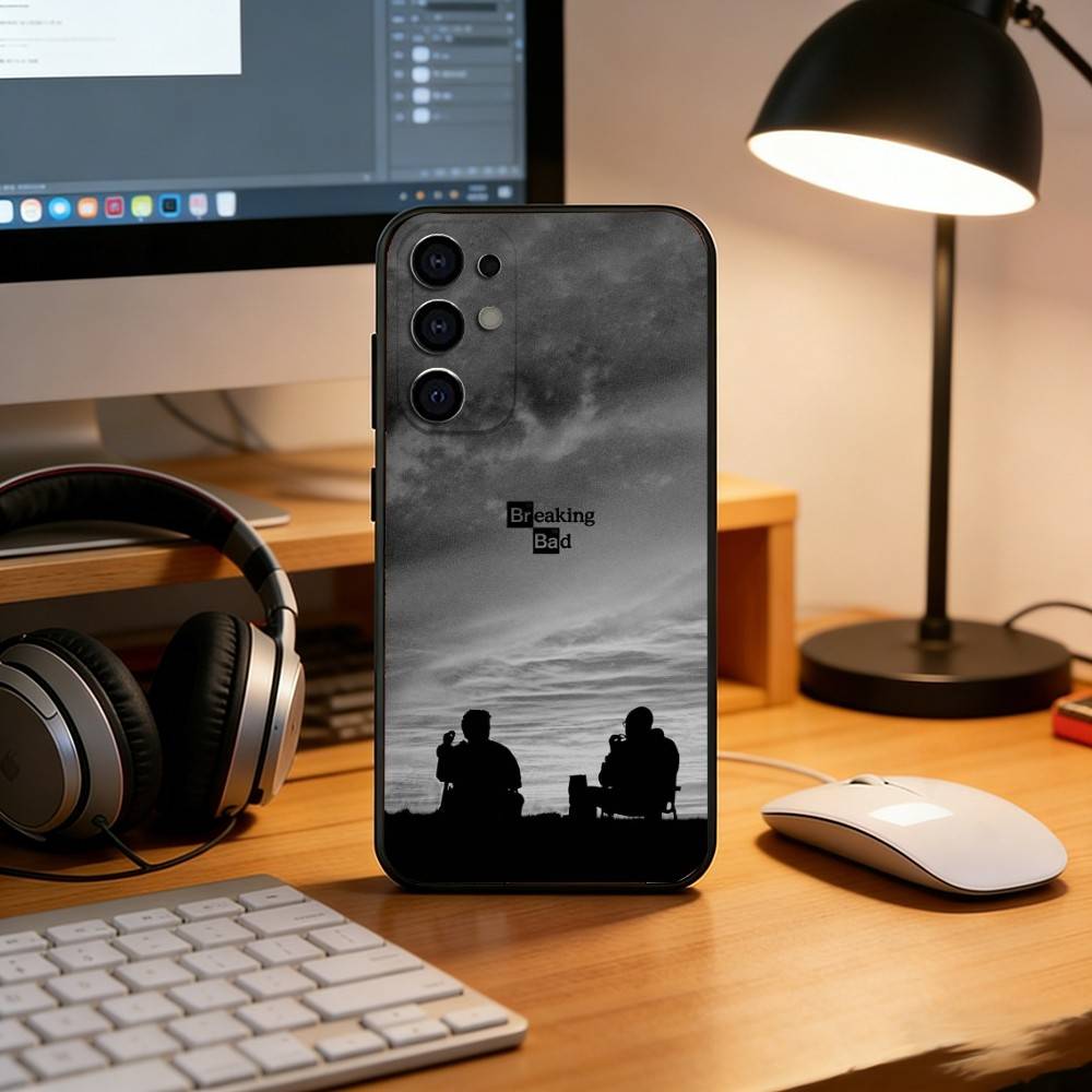 B-Breaking B-bad Phone Case For Samsung S25,S24,S21,S22,S23,S30,Ultra,S20,Plus,Fe,Soft Silicone Black Cover