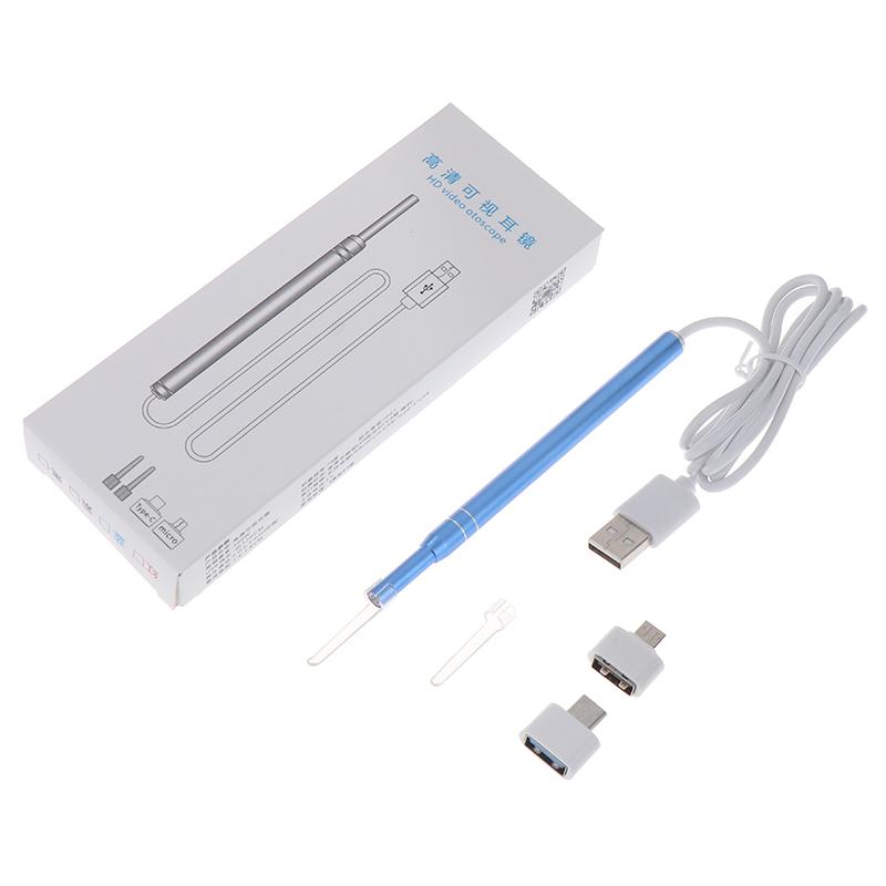 1 комплект умных устройств для чистки ушей, ложка для эндоскопа, визуальная камера для чистки ушей, устройство для чистки ушей