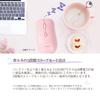 Bluetooth rechargeable silent wireless compatible with 2 EGRET SweetiE & 2.4G, mouse, PCs, 3-tier DPI, cute, stylish, beige, lightweight, (milk tea)