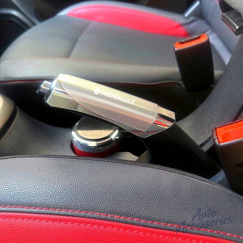 Car Hand Brake Cover Carbon Fiber Handbrake Grip Protection Cover For Renault RS Megane 2 3 4 Trafic Scenic 2 Clio Captur Twingo R666