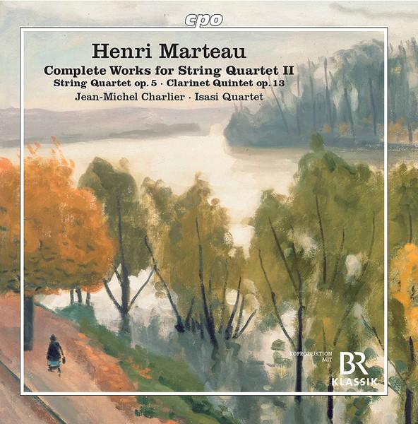 CD HENRI MARTEAU, JEAN-MICHEL CHARLIER - Complete Works For String Quartet I 5551292 cpo 2020 Europe Classical Used