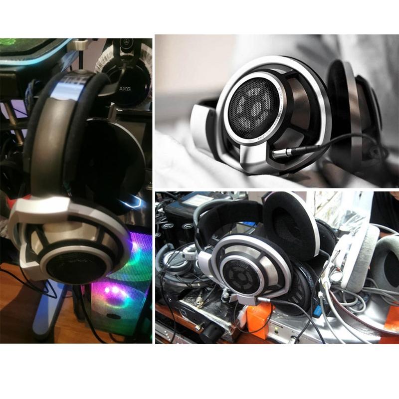 Удобные амбушюры для дужек для гарнитуры Sennheiser HD800 HD800S, амбушюры, чехлы из пены с памятью, реквизит
