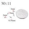 20PCS Wire Diameter 0.3mm Micro Mini  304 Stainless Stee Torsion Spring  For Jewelry