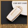 Новый чехол для ключа автомобиля из ТПУ с 3 кнопками для VW Volkswagen Touareg 2018 2019 2020 2021 2022 2023, защита для дистанционного ключа