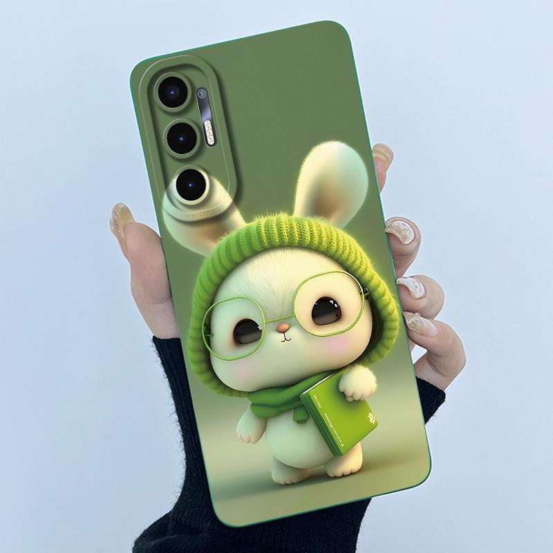 Чехол для Tecno Pova 3 LF7n Милый Мультяшный Кот Матовый Ударопрочный Мягкий Силиконовый Чехол для Телефона Для Tecno Pova 3 Pova3 Funda 6.9''
