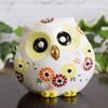 Сова Кутани цветок Фэн удачный подарок на день рождения статуэтка, керамика, посуда, сова, композиция, Шуй, удача, талисман,