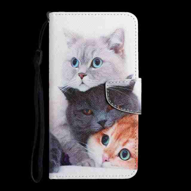 Кожаный чехол для Iphone 12 13 Pro Max, флип-кошелек, держатель для карт, модный чехол для телефонной книги с мультяшной росписью 12pro 13pro