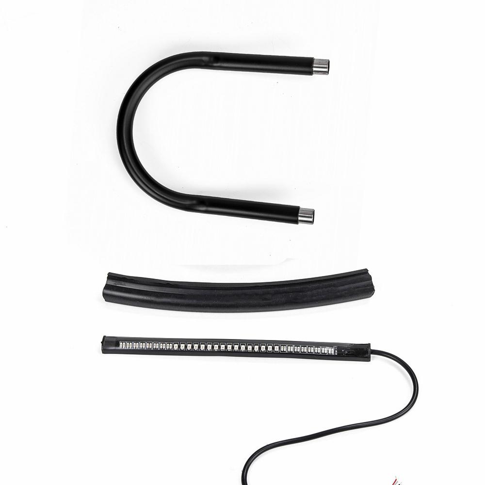 Cafe Racer Scrambler 230mm Rear Seat Frame Hoop Loop with LED Brake Turn Tail Light for HONDA for SUZUKI Motorcycle Accessories