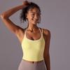 New Nude Camisole Sports Bra With Beautiful Back, Fake Two-Piece One-Piece Coaster, Yoga Bra, Shock Resistant Fitness Vest For Women