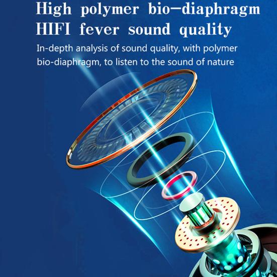 K9 Bluetooth-compatible Earphone Noise Reduction Mega Bass Low Latency True Wireless Stereo HiFi Gaming Earbud for Playing Games