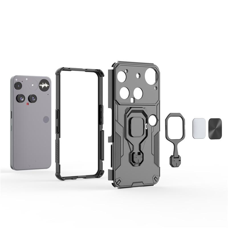 Применимо для Nothing Phone3 Wukong кронштейн Чехол для мобильного телефона 4a pro Автомобильный магнитный противоударный защитный чехол