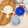 Finished Crochet Animal Coaster Heat Resistant Water Cup Mat Handwoven Coaster  Table Decor
