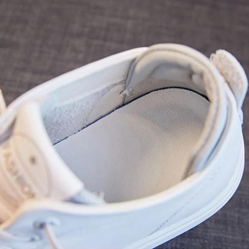 Весенне-летняя обувь, женские кроссовки, натуральная кожа, белые туфли, воловья кожа, модная женская обувь на плоской подошве, повседневная мягкая обувь A3375