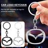 1 шт. 3D Металлический Значок Автомобиля Брелок Цинковый Сплав Брелоки Автоаксессуары Для Mazda 6 3 CX5 5 2 323 CX7 Demio Atenza Axela MX30 CX30 CX3 CX9 RX8 RX7