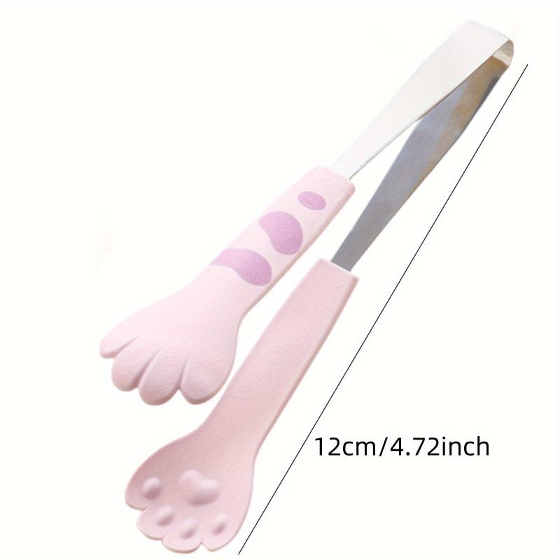3pcs Mini Cat‑Paw Food Clips, Cute Kitchen Tool for Grilling, Baking & Salads