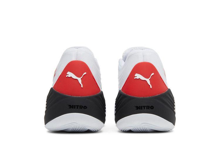 Puma Fusion Nitro White High Risk Red