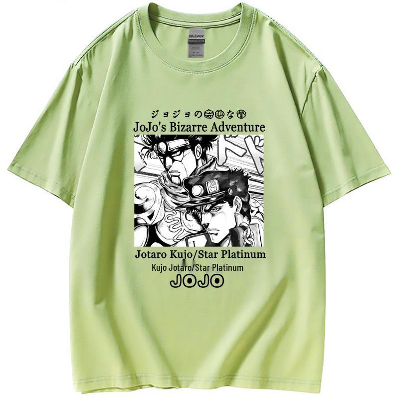 Летняя женская футболка JoJo's Bizarre Adventure Jotaro Star Platinum