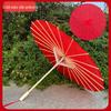 Ancient Style Red Oiled Paper Umbrella: Sunscreen & Dance Performance Prop, Perfect for Weddings, Cheongsam Runway, and Special Occasions.