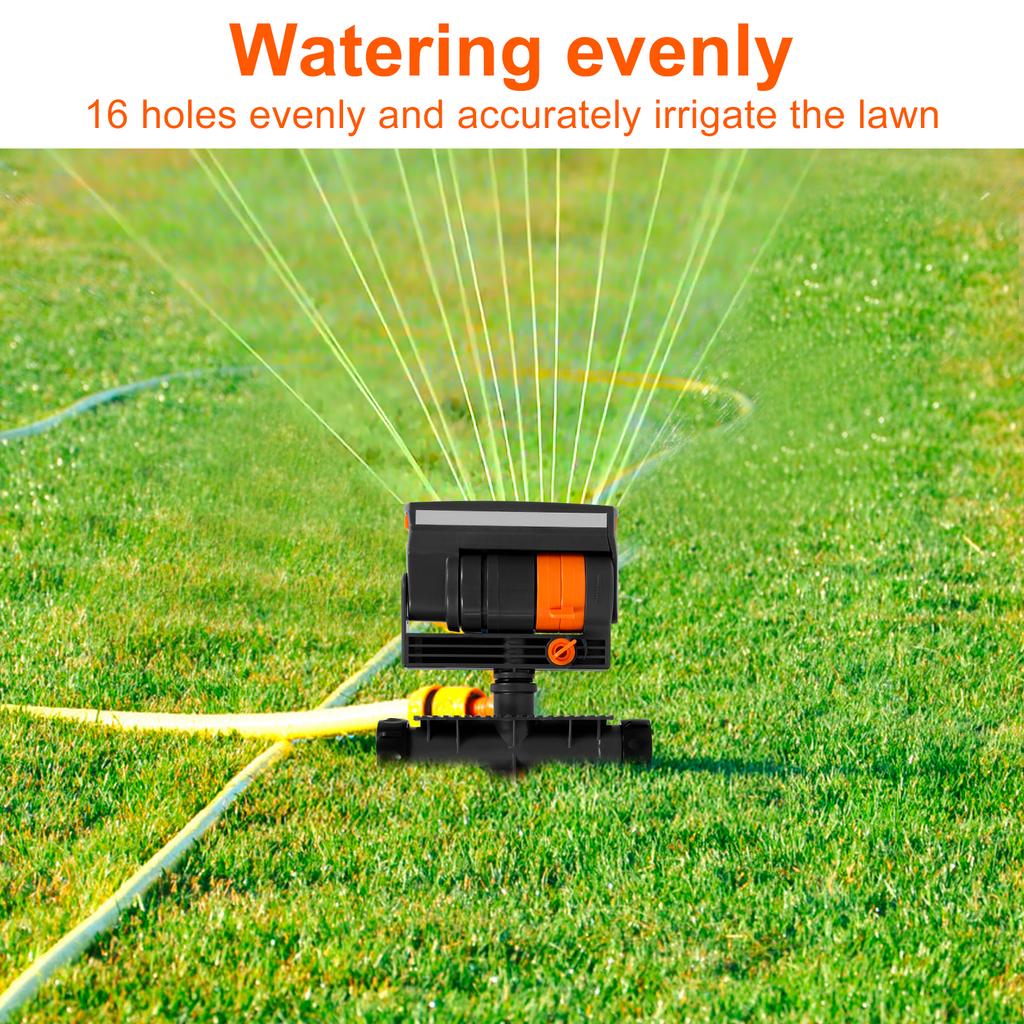 Газонный дождеватель 16 отверстий автоматический осциллирующий дождеватель для травы с фильтром 4 режима регулируемый радиус полива для овощей
