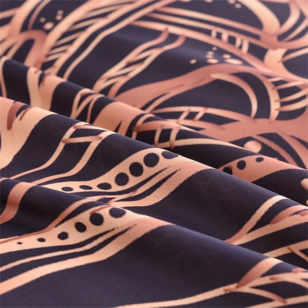 Набор пододеяльников с принтом созвездия Скорпиона, 2/3 шт., черный и золотой (1 Пододеяльник + 1/2 Наволочки, Без наполнителя), Комплект постельного белья