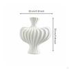 Retro Ceramic Vase Nordic Style Irregular Shape Decorative Ornament Home Decor for Living Room,