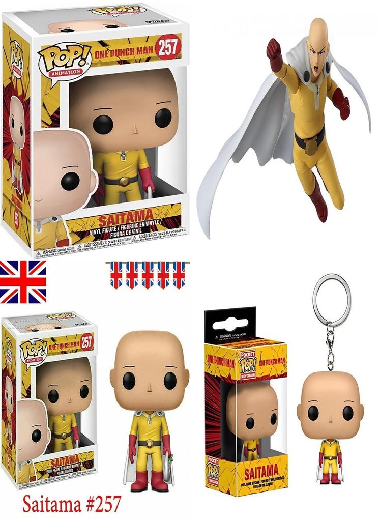 Поп Фигурка Ванпанчмен Сайтама Многоцветная Игрушка Экшн-фигурка Детский Подарок!