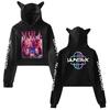 Fashion Kpop Demon Hunters Hoodie Huntrix Cat Ear Hooded Pullover Rumi Mira Zoey Pattern Cosplay Costume Student Autumn Tops