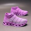 Fashion Knit Women's Summer Sports Shoes EVA Lightweight Platform Sneakers Women Sock Sneakers Breathable Comfy Woman Shoes 2025