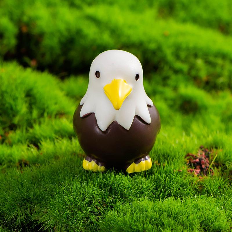 Мох Микроландшафт Украшение Мультфильм Милая Птица Утконос Фламинго Орел Животное Украшение Садовое Украшение