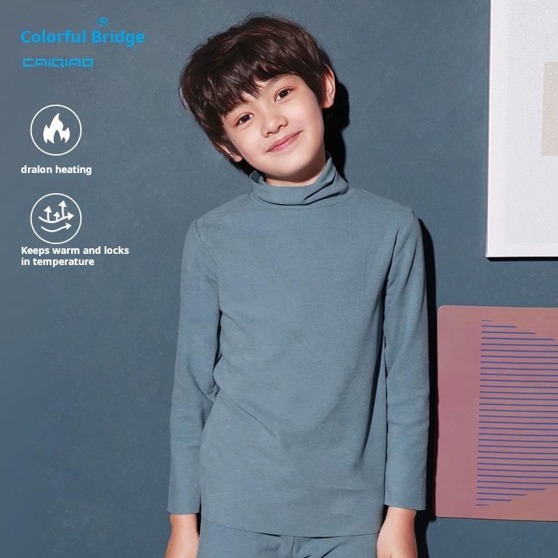 Children's Autumn Coat Top - German Velvet Seamless Warm Base Shirt