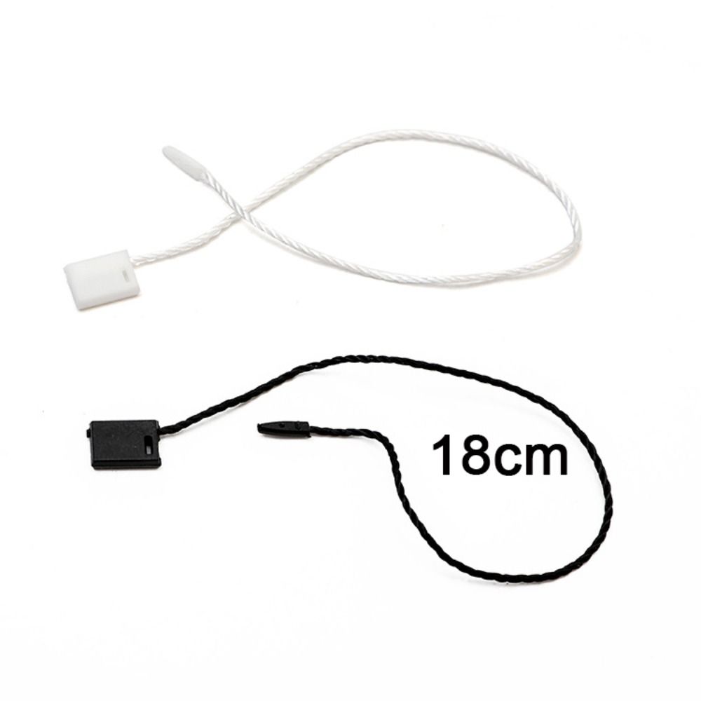 1000pcs Polyester Label Rope White/Black Hang Tag Fastener Garment Tags Tag Rope Sewing