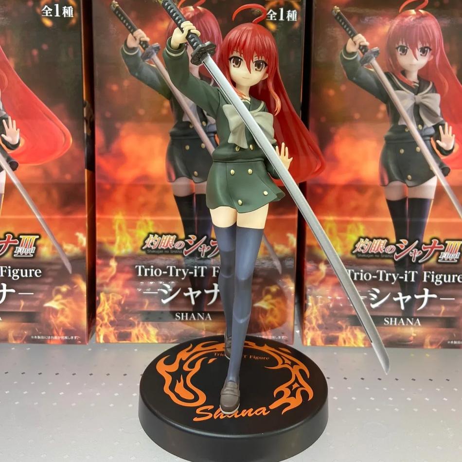 Новая 19 см Аниме Shakugan No Shana Шана Накажи Преступление ПВХ Фигурки Действия Модель Коллекция Украшение Аниме Мультфильм Модель Игрушка