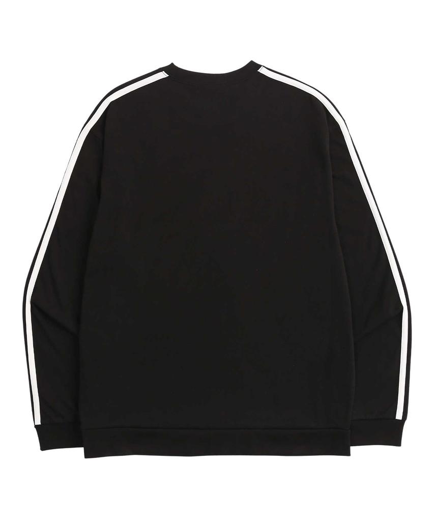 VANNWORKS Jersey Blockcore Emblem Sweatshirt (Vls0021) Black/White