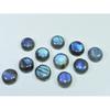 13X13MM Natural Labradorite Blue  Round Cabochon Loose Gemstone 11Pcs Lot C-1029