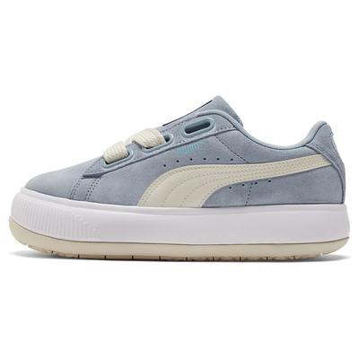 Замшевые кроссовки Mayu Heart Blue Wash Women White Pristine 387321-04