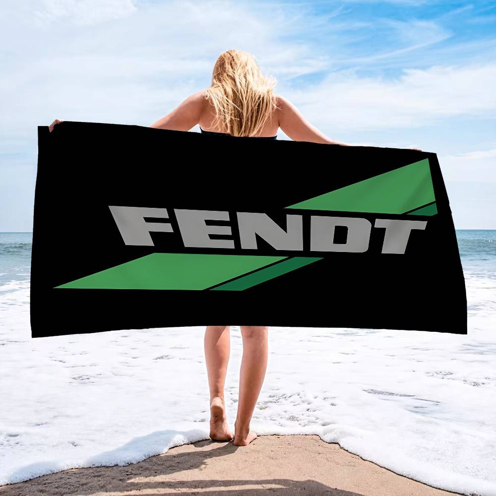 Сельскохозяйственный трактор Fendt Аниме Пляжное полотенце для купания Мягкое впитывающее полотенце Детские подарки для детей Путешествия Кемпинг Спортзал