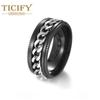 Вращающееся кольцо из титановой стали, парное кольцо из нержавеющей стали