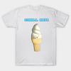 T Shirt Women Chill Out Vanilla Soft Serve Ice Cream Shirt Harajuku Print Kawaii Tshirt Summer Short Sleeve Female T-Shirt Top Tee