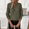 Womens Long Sleeve Shirts Casual Outfits Dressy Tops Blouses  V Neck Fall Clothes