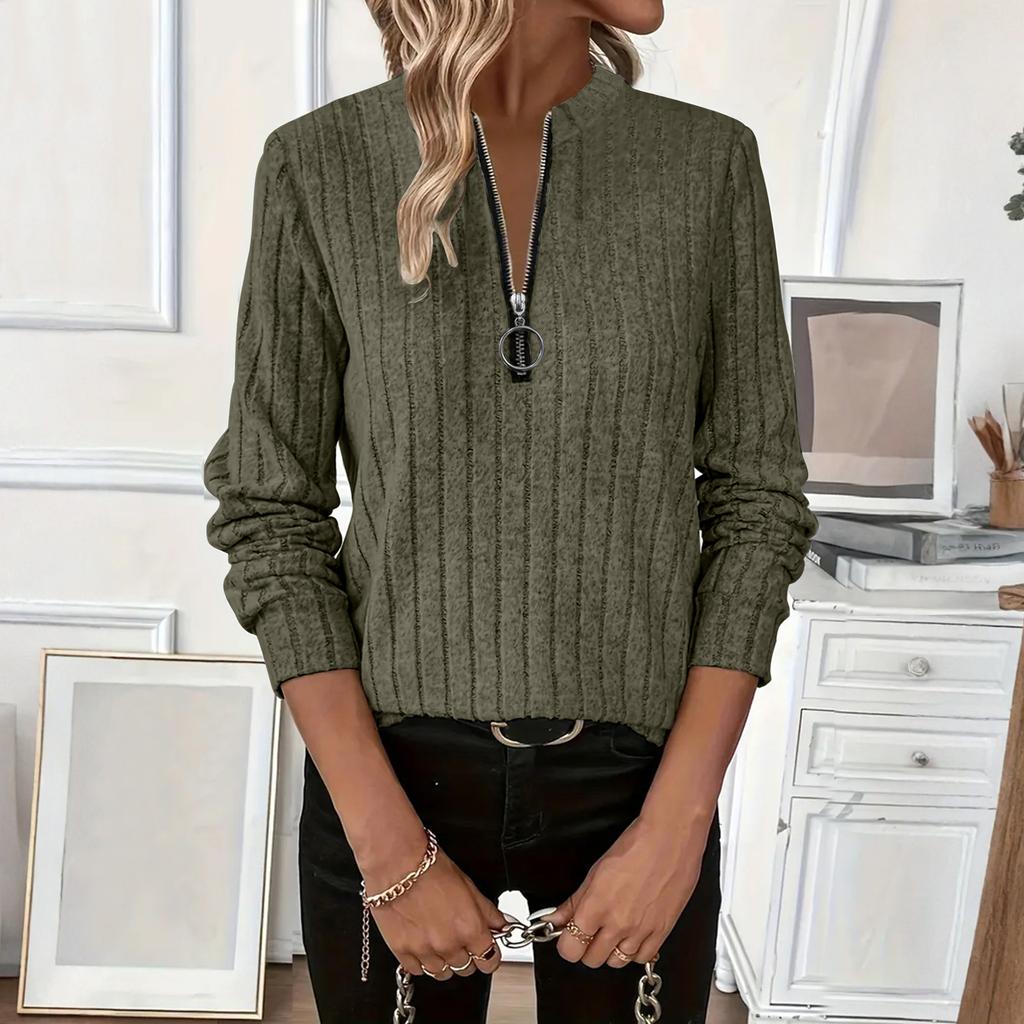 Womens Long Sleeve Shirts Casual Outfits Dressy Tops Blouses  V Neck Fall Clothes