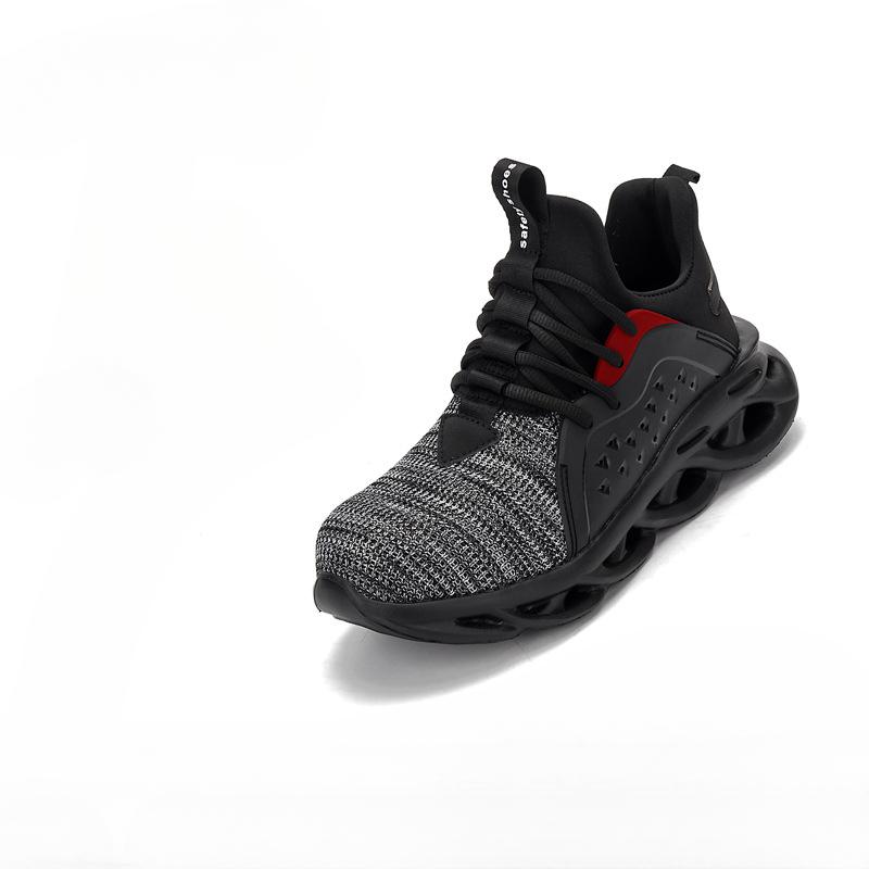 Дышащая, противоударная и противопрокольная стальная изоляция носка защитная рабочая защитная обувь