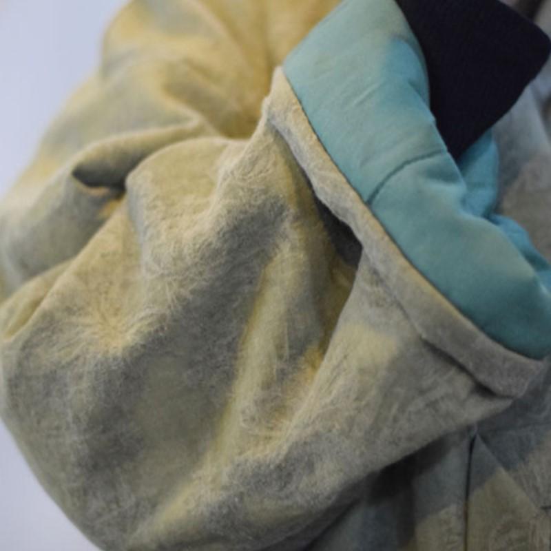 Johnature Женские винтажные жаккардовые пальто с V-образным вырезом и длинным рукавом, зимние теплые пальто в китайском стиле