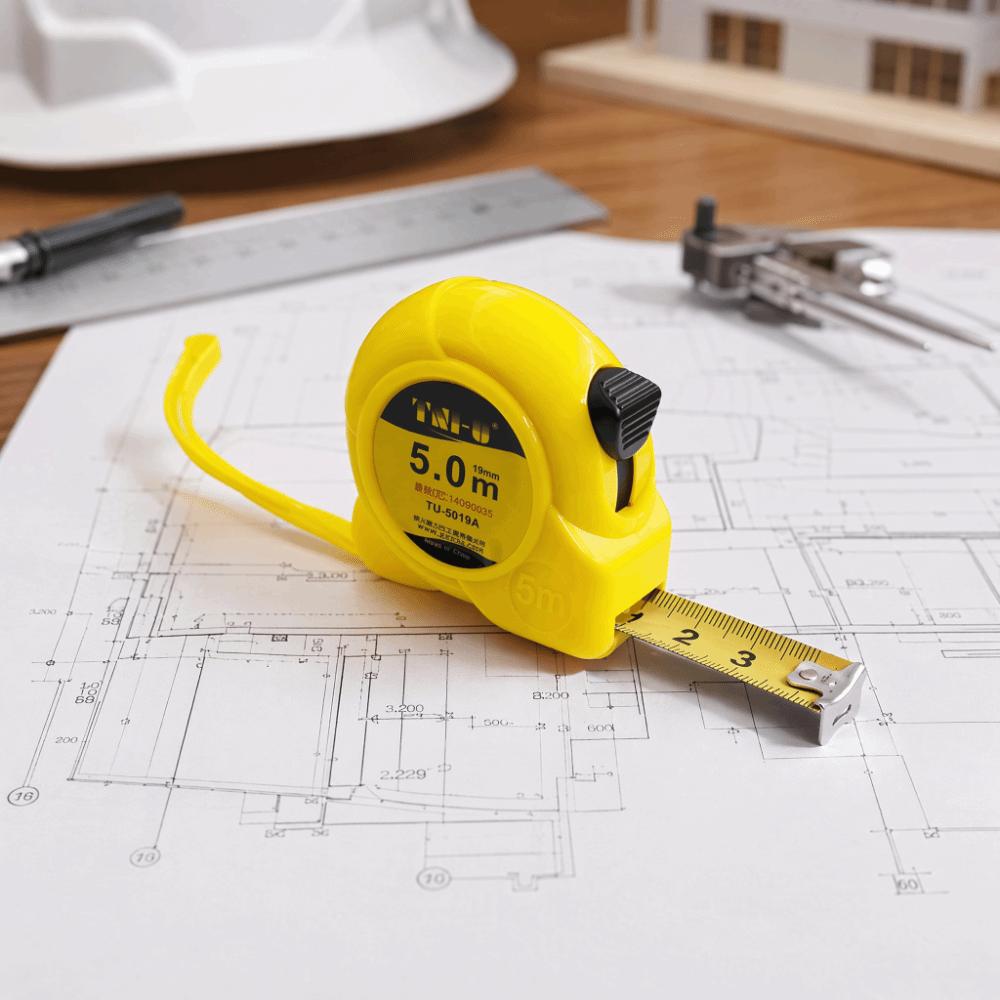 Carbon steel Measuring Tape Rulers 5 Meter Length 5m Measuring Tape For Construction Use