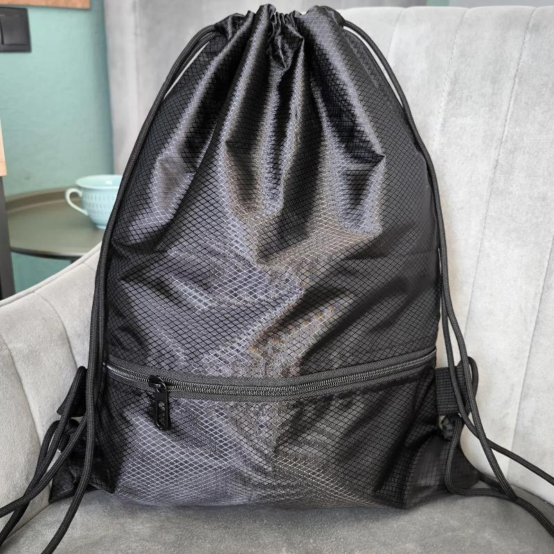 Складной легкий рюкзак с завязками на шнурке, водонепроницаемая спортивная сумка и сумка для хранения