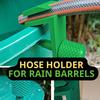 Rain Barrel Hose Holder Detachable Hose Holder with Adjustable Clamp Hose Support On Barrel Edge for Outdoor Rainwater Barrel Home Garden Yard Use