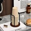 Disposable Cup Storage Holder Rack Shelf Water Tea Cups Wood Dispenser with Longer Stick Mug Display Stand Organizer Supplies