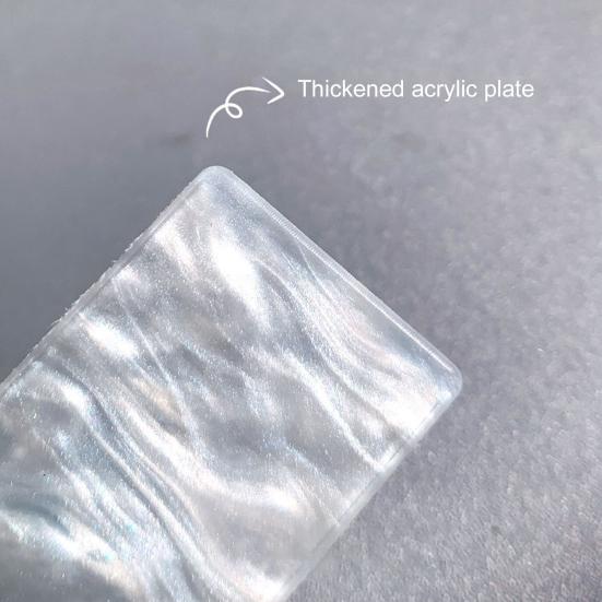 Цветная пластина для ногтей, узор в виде ракушки, отображающий невыцветающую естественную палитру, инструмент для смешивания пластины для дисплея