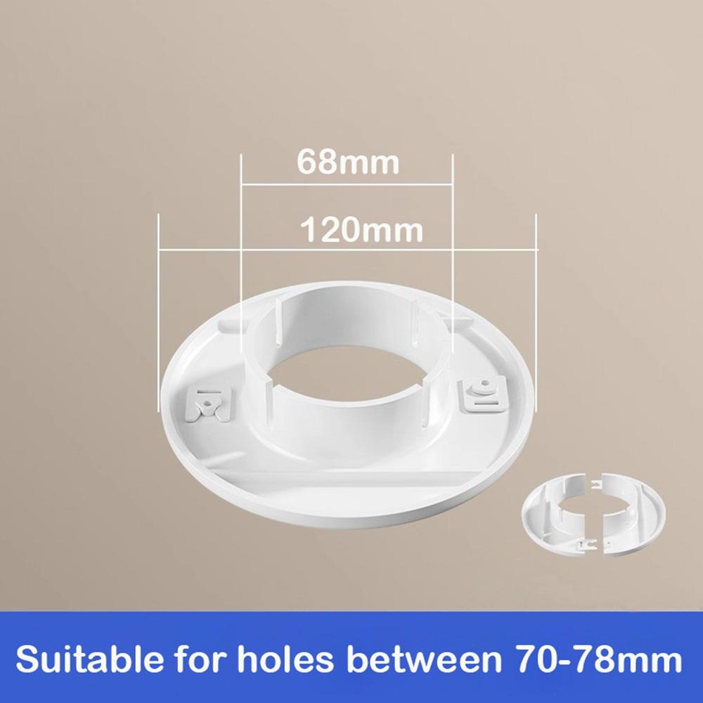 Split Type Air Conditioning Pipes Cover Plastic Wall Hole Duct Cover  Cable Entry